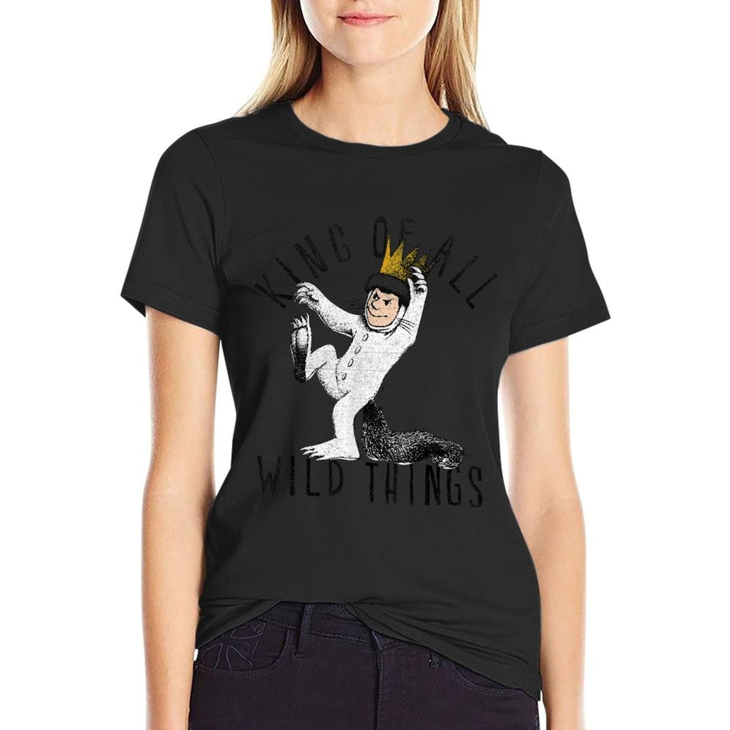 Where The Wild Things Are - King Of All Wild Things Max  Oversized Silhouette T-Shirt