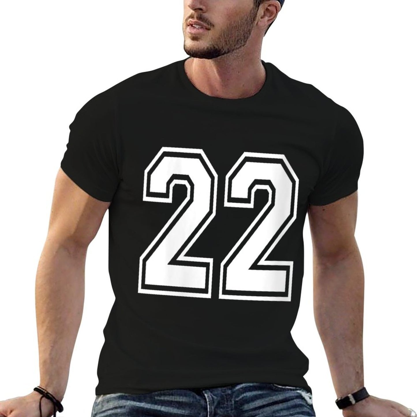 Womens Number 22 Numbered Uniform Sports Jersey Team 22nd Birthday  Classic T-Shirt