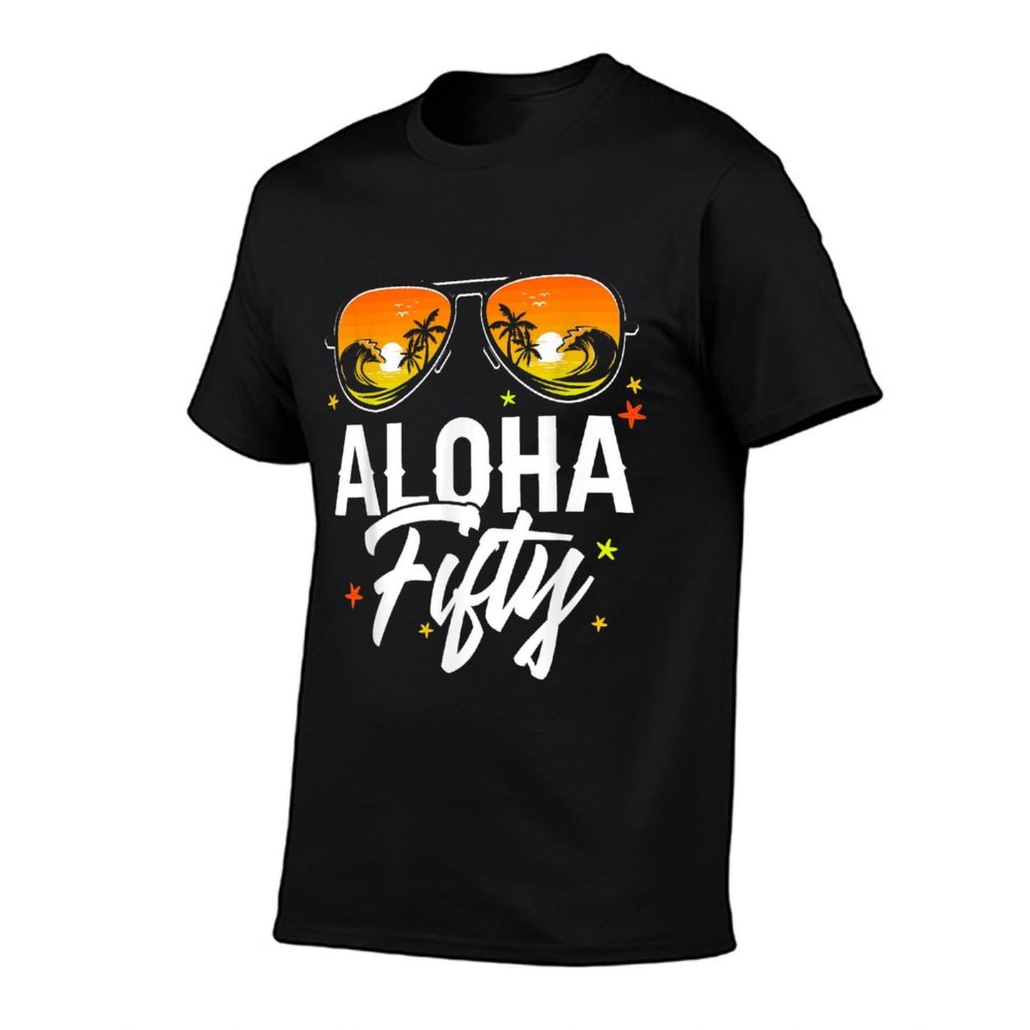 50th Birthday Aloha Beach Tropical Vacation Party Sunglasses  Affordable Price T-Shirt
