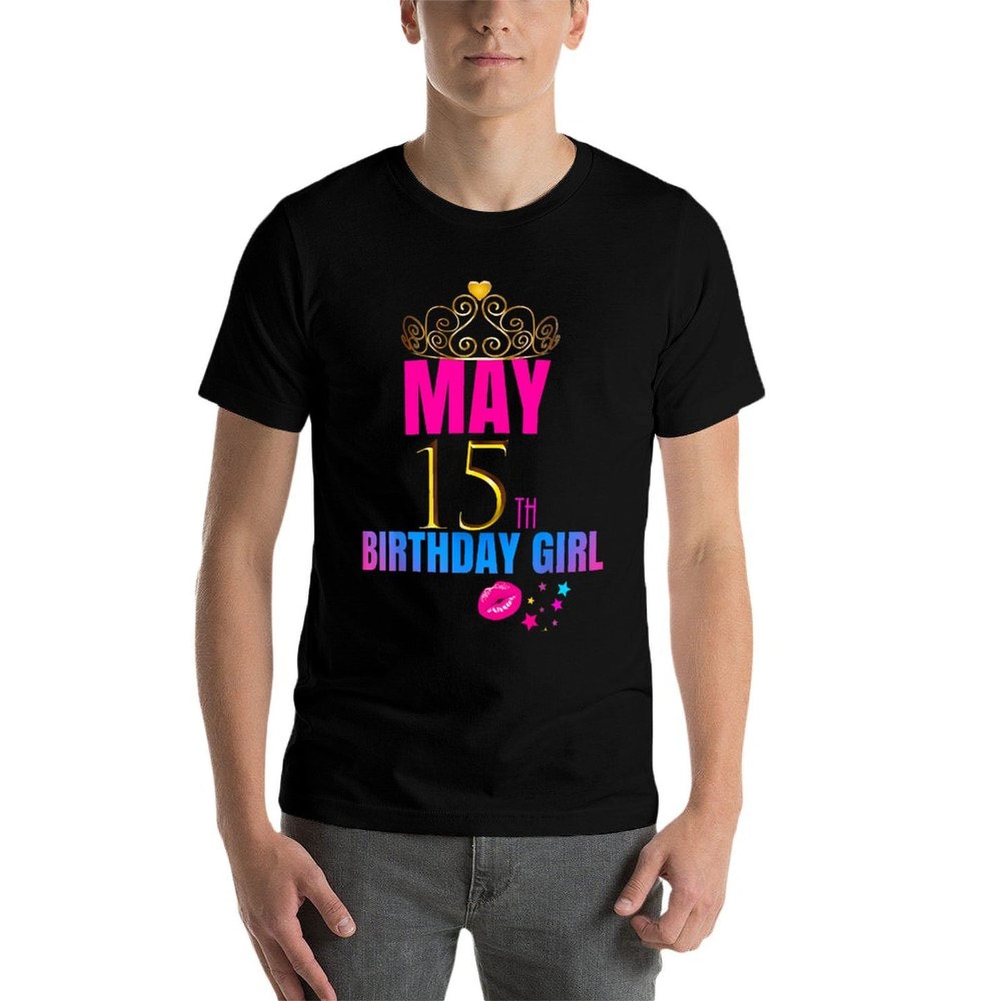 Women Girly CUTE May 15th Birthday Girl Party Outfit  Relaxed-fit T-Shirt