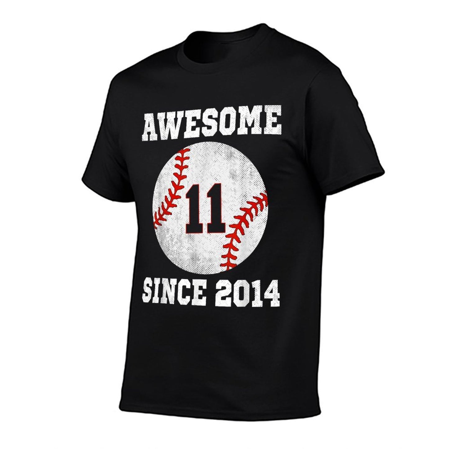 11th Birthday Baseball Player 11 Years Old Vintage Sports  Wrinkle-resistant T-Shirt