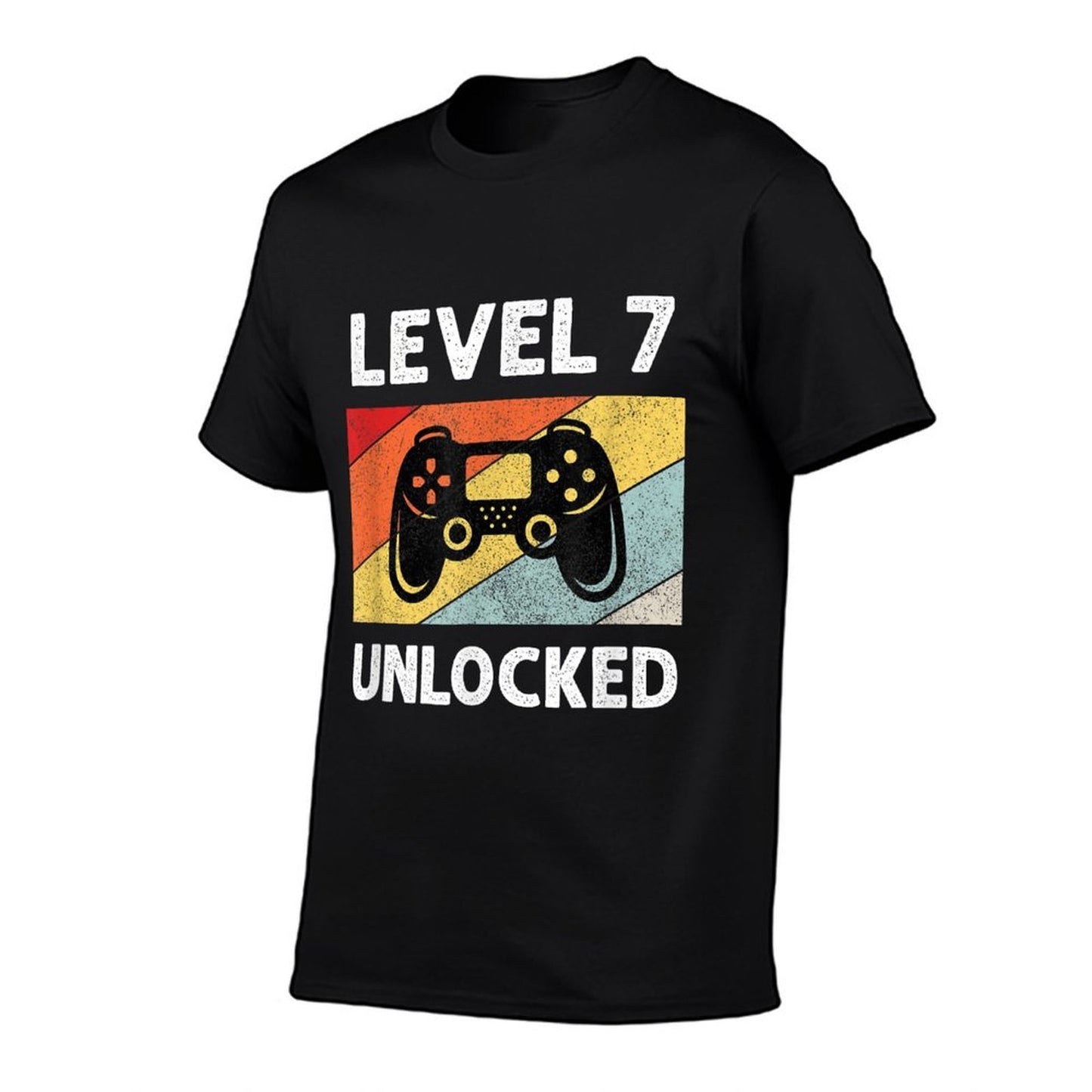 7th Birthdays  7 Year Old Boys  Oversized Silhouette T-Shirt