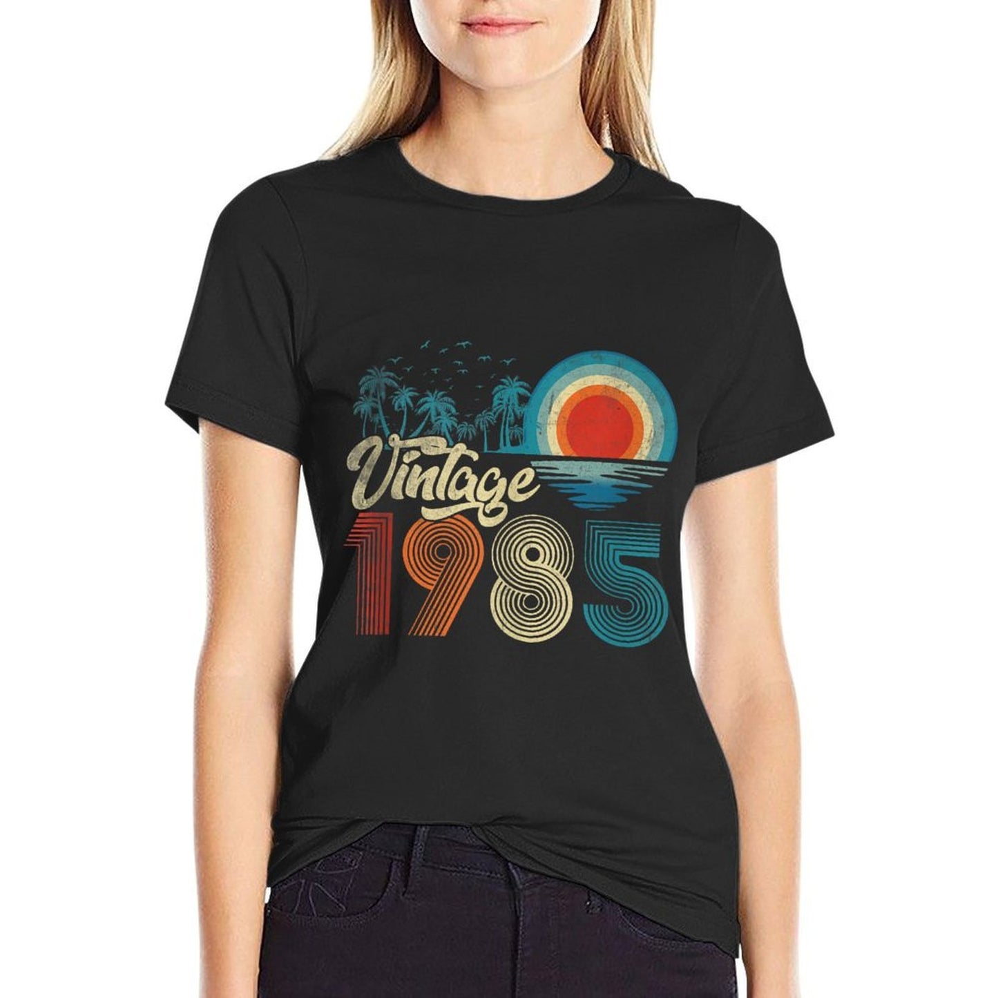 40 Years Old Gift Men Women Vintage 1985 40th Birthday Retro  Versatile T-Shirt