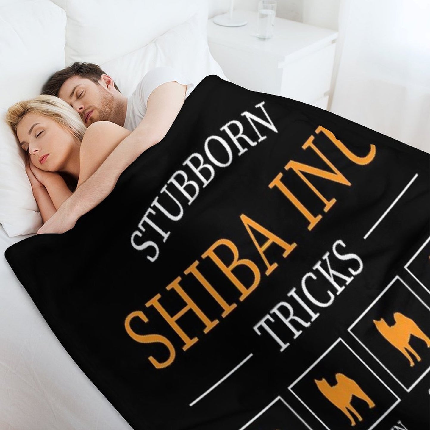 Shiba Inu, Gift, Shirt Wrinkle-free Throw Blanket