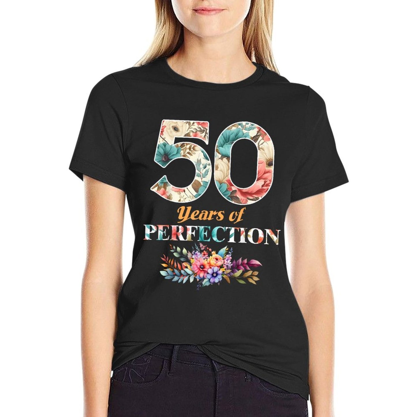 50 Years of Perfection 50th Birthday for Women  Relaxed-fit T-Shirt