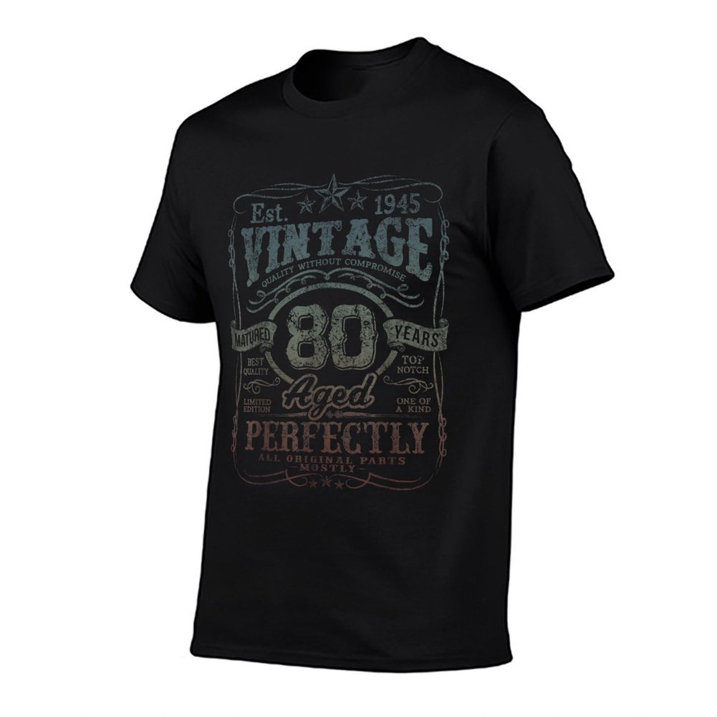 Vintage 1945 Limited Edition 80 Year Old 80th Birthday  Wrinkle-resistant T-Shirt