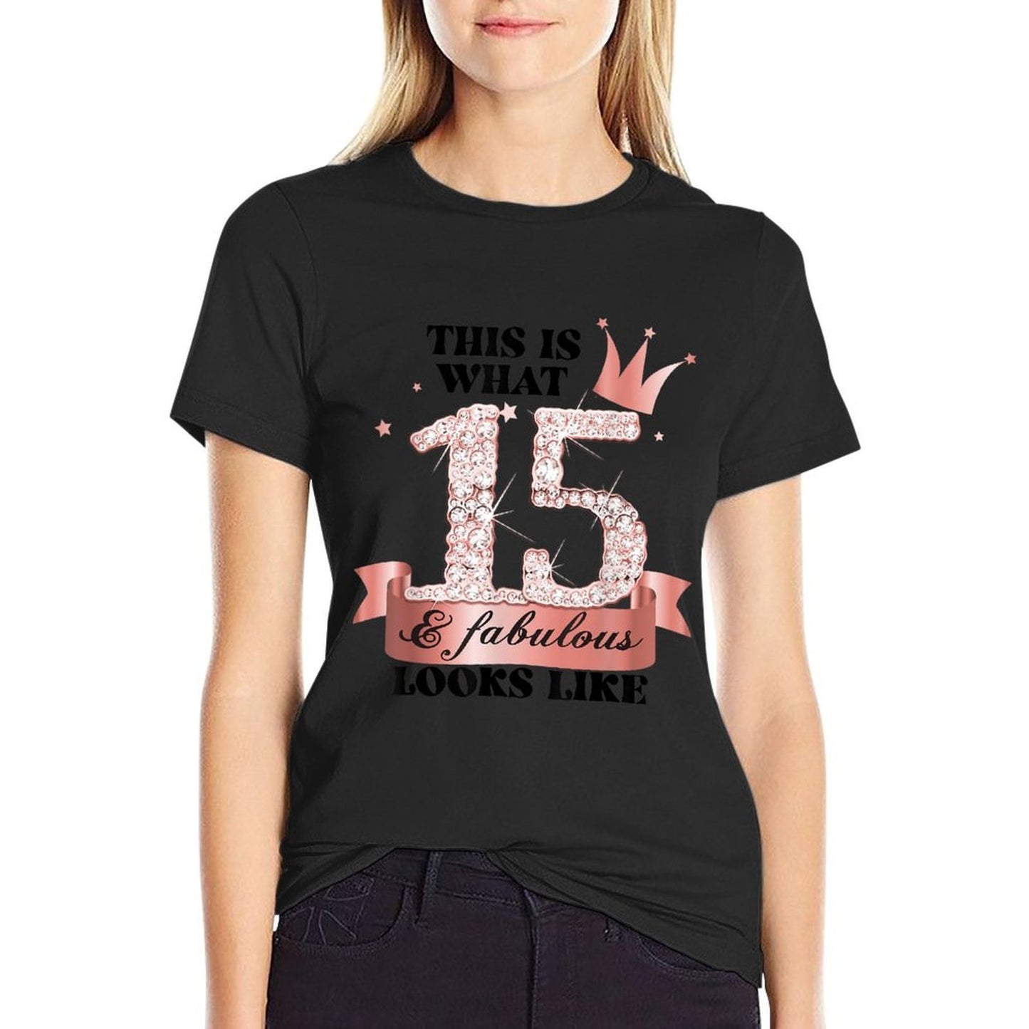 15 & Fabulous I Rose And White Party Group Candid Photo Item  Quick-drying T-Shirt
