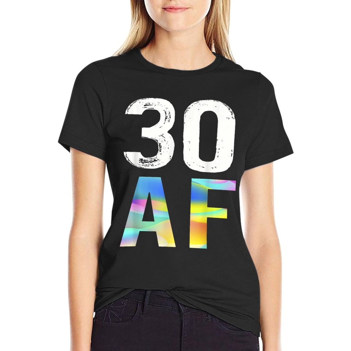 30 AF 30th Birthday Cool  High-quality Stitching T-Shirt