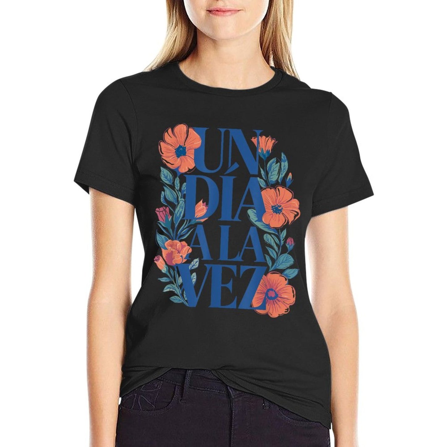 Un Día A La Vez Spanish Motivational Quote  Easy-care T-Shirt