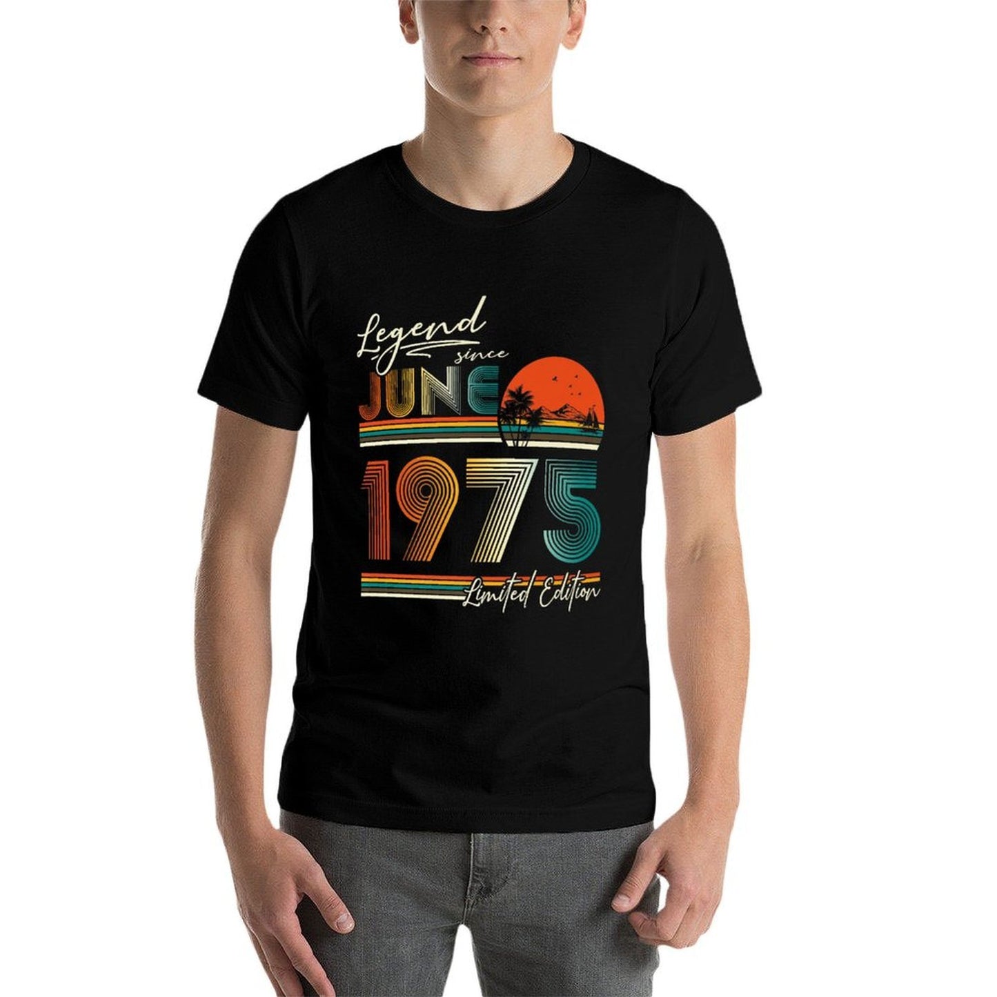 50 Years Old Legend Since June 1975 50th Birthday Men Women Premium  Odor-resistant T-Shirt