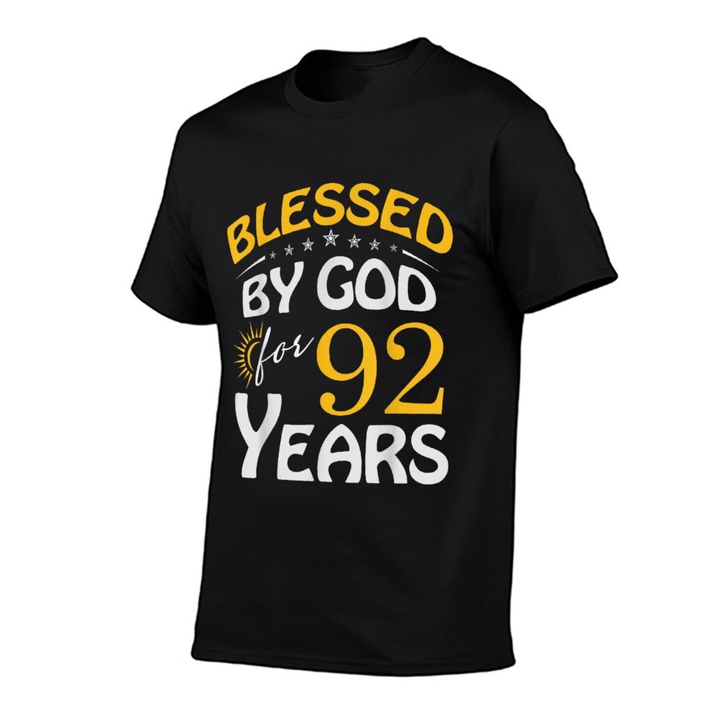 Vintage Blessed by God For 92 Years Old Happy 92nd Birthday  Classic T-Shirt