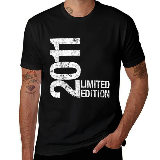 14th Birthday Gifts Boy Girl 14 Years Old Vintage 2011  Fade-proof Color T-Shirt