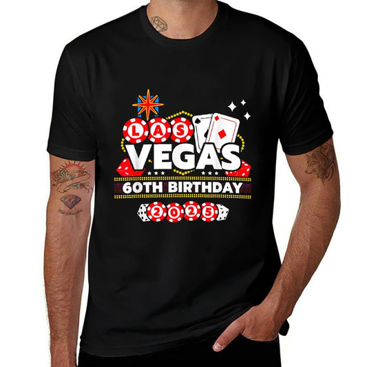 Vegas 60th Birthday - Vegas Birthday - Vegas Birthday 2025  Eco-friendly Material T-Shirt