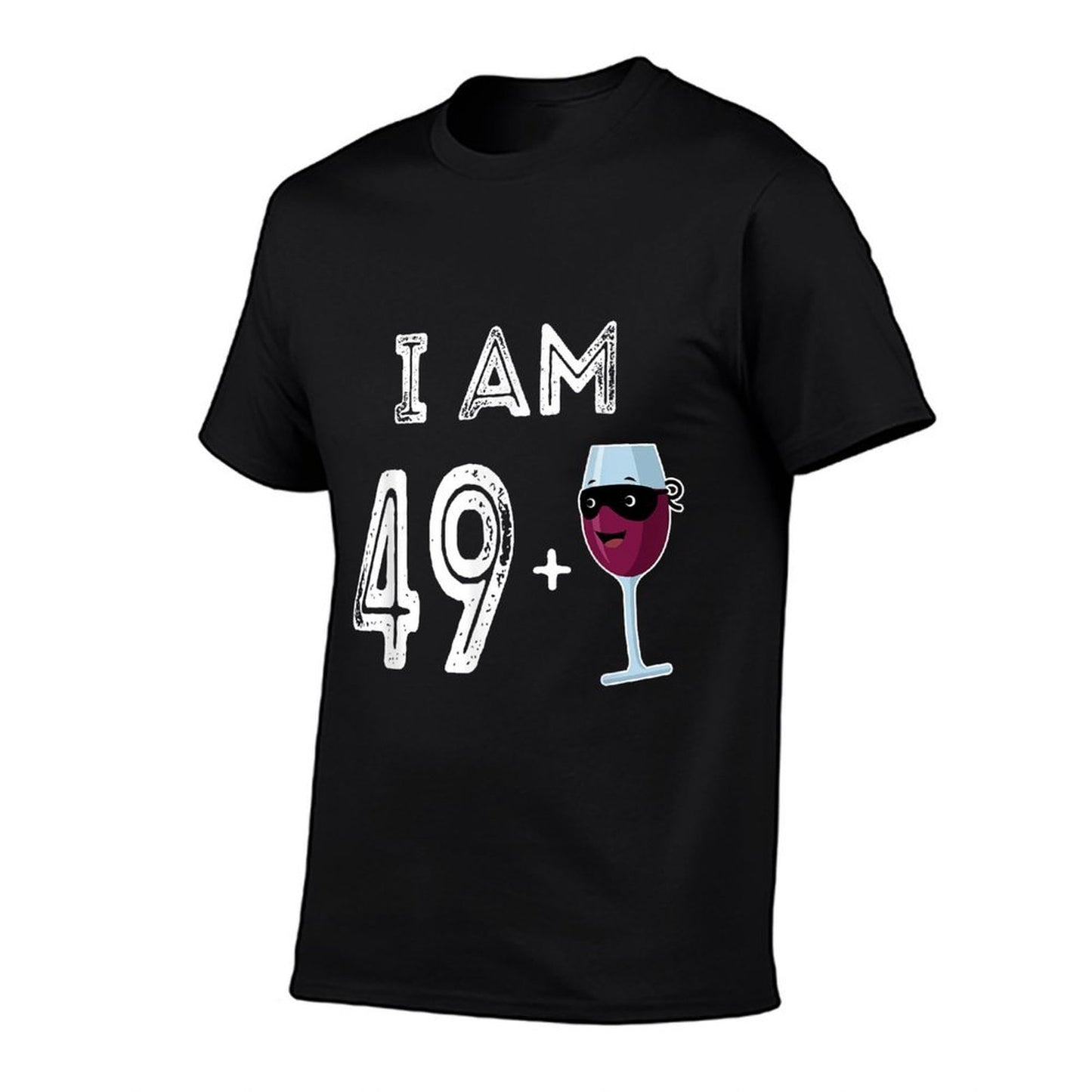 50 Years Old Red Wine Glass Gift 50th Birthday  Cotton T-Shirt