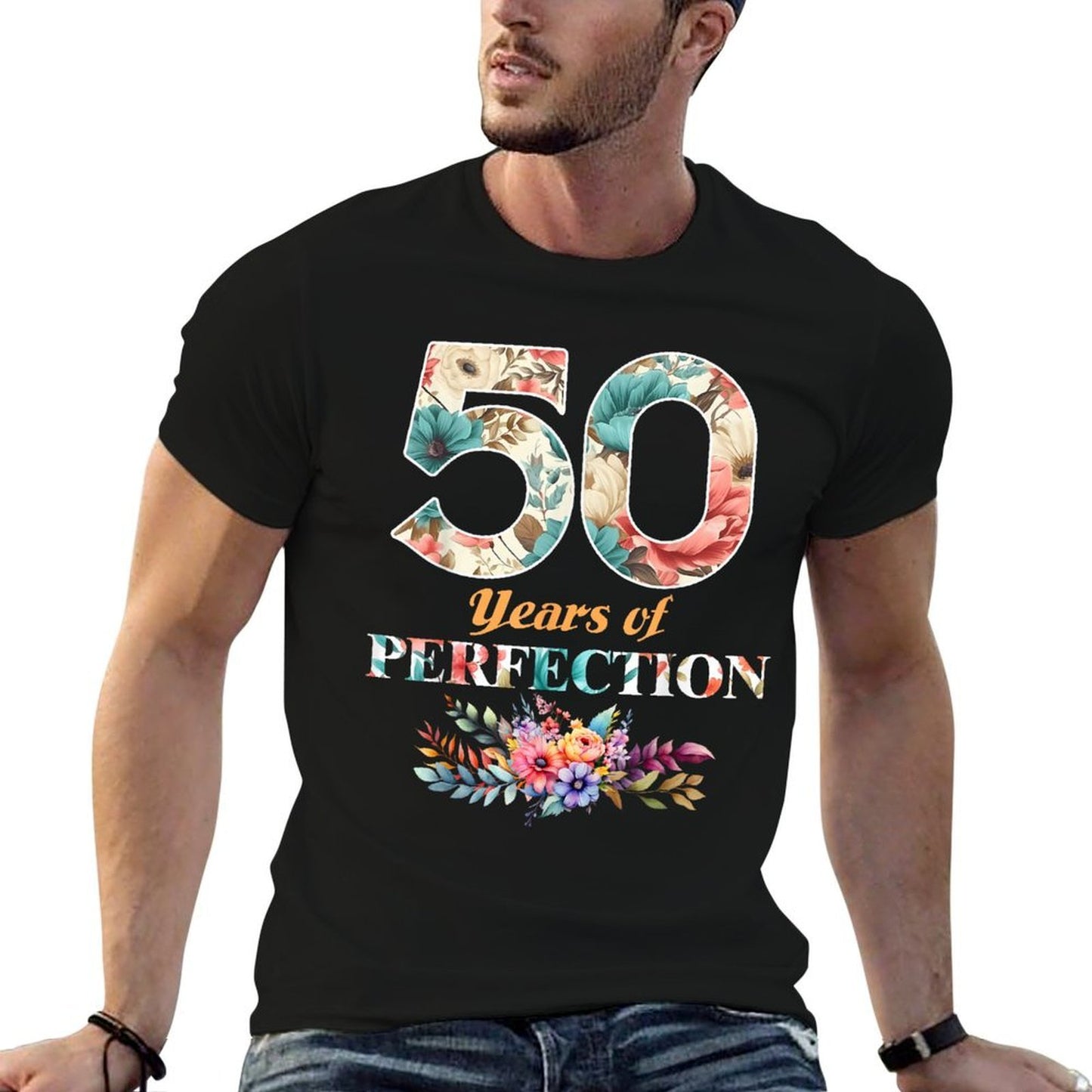 50 Years of Perfection 50th Birthday for Women  Relaxed-fit T-Shirt