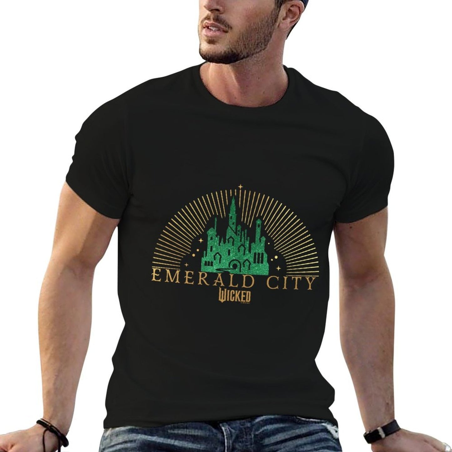 Wicked Emerald City Sweatshirt  Summer-ready Fabric T-Shirt