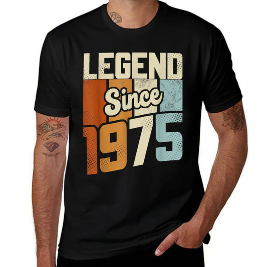 Vintage 1975 50 Birthday Decorations Men Women 50th Birthday  Lightweight T-Shirt