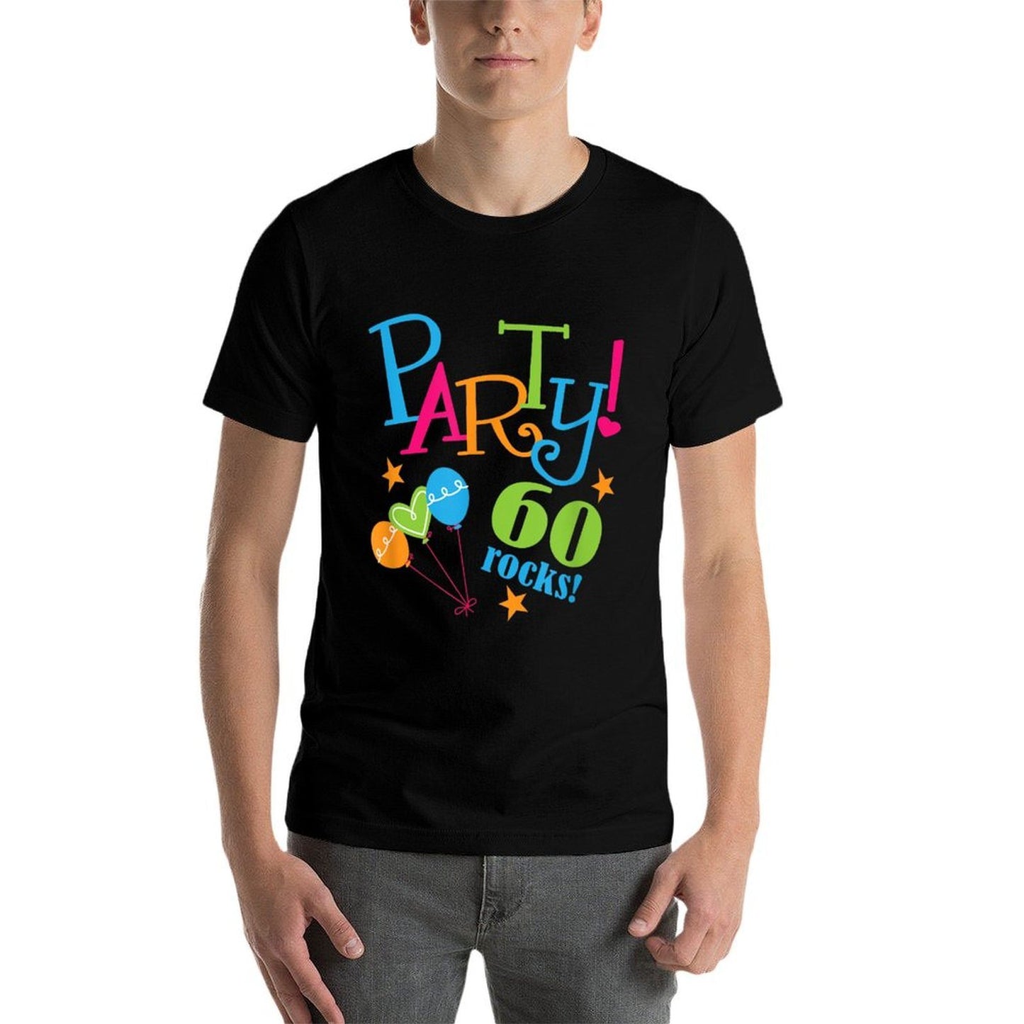 60th Birthday Funny 60 Rocks Party Photo  Affordable Price T-Shirt