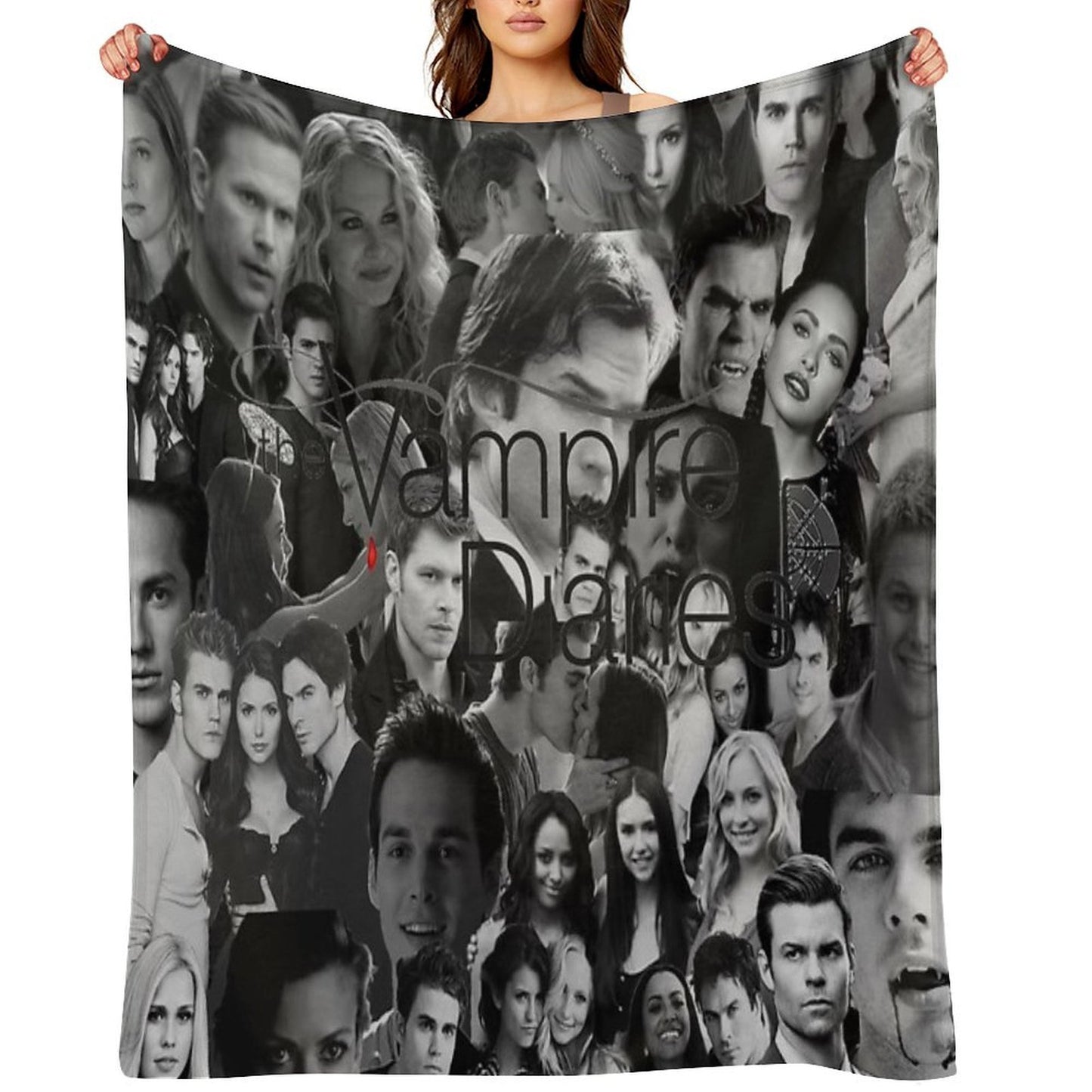 Vamp Collage Wrinkle-free Throw Blanket