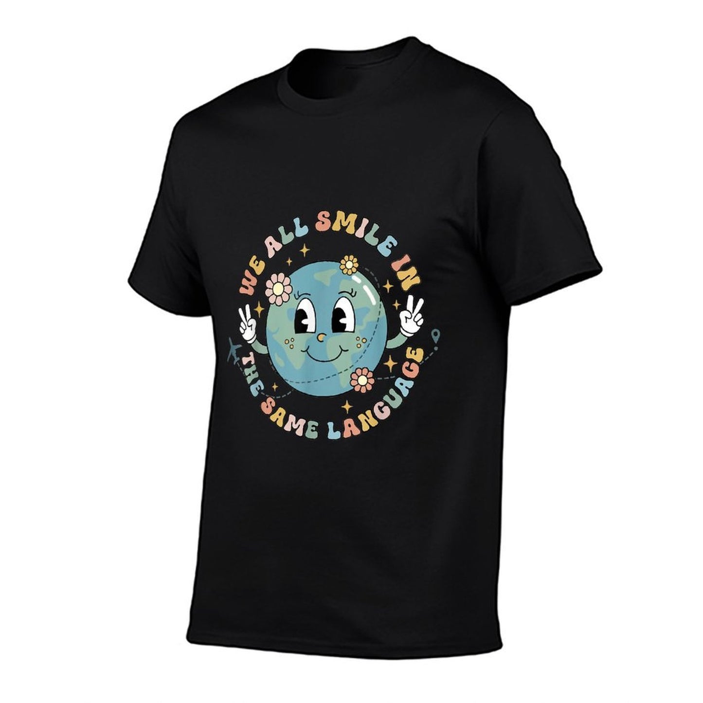 We All Smile in The Same Language ESL Multilingual Learner  Breathable T-Shirt