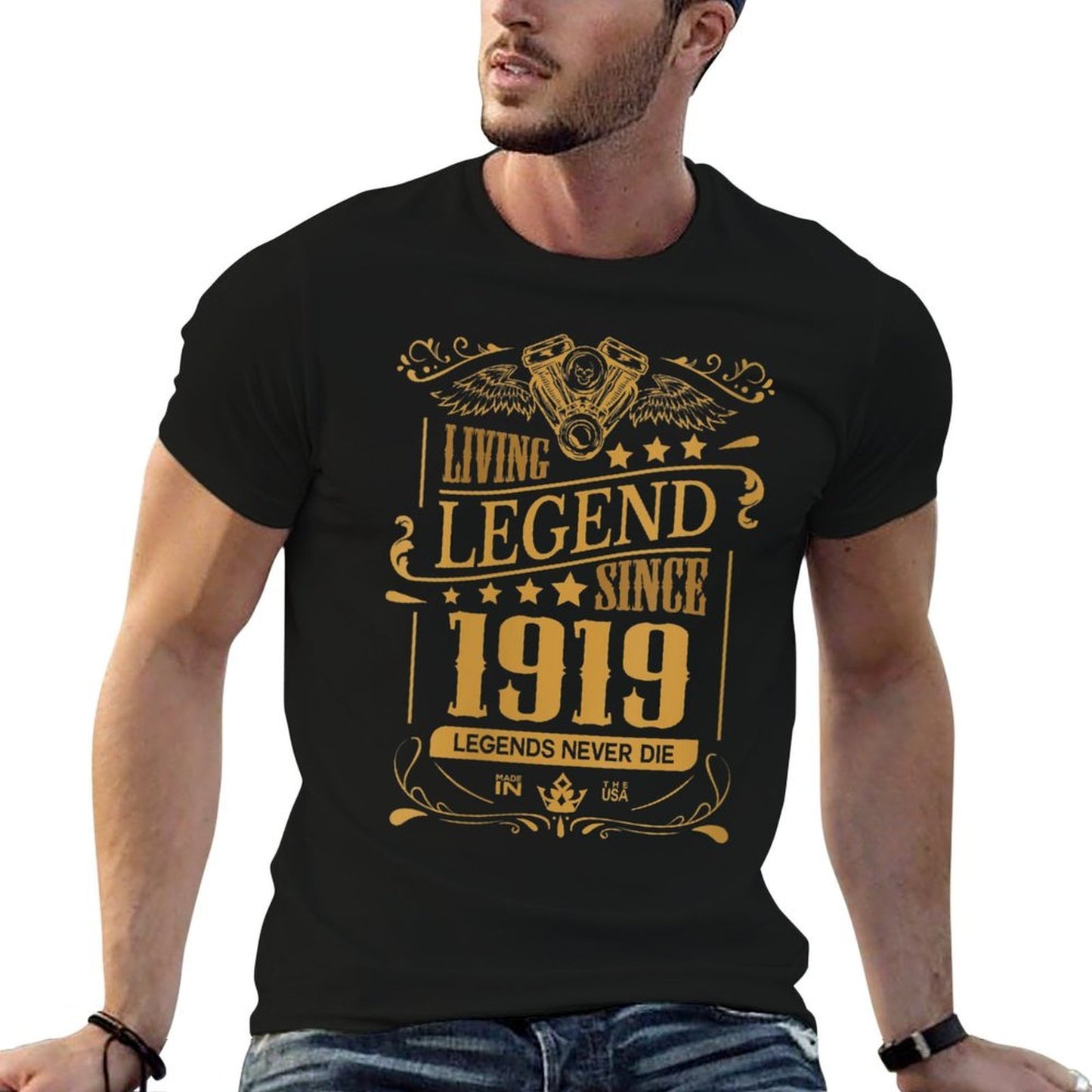 Womens 100th Birthday Gift Men Women Age 100 Grandpa Grandma  Lightweight T-Shirt