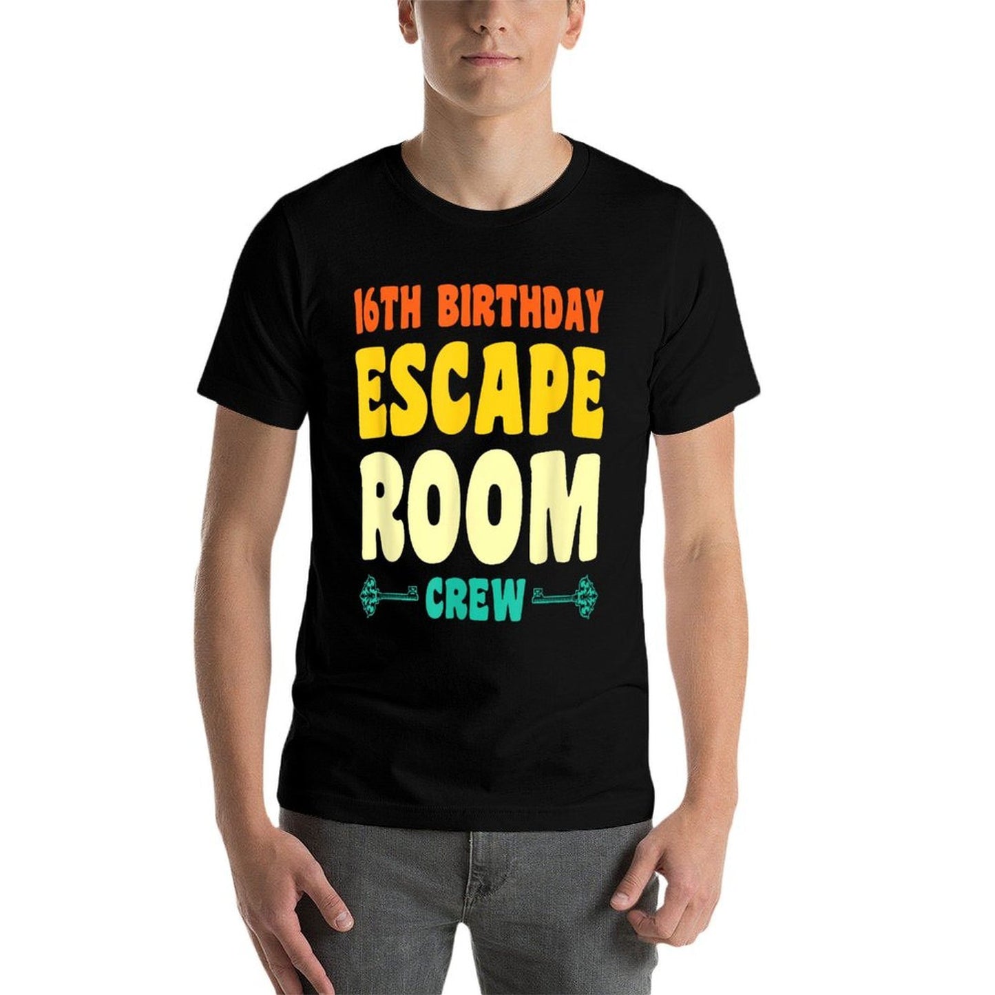 16 Year Old Happy 16th Birthday Escape Room 16th Birthday  Durable T-Shirt