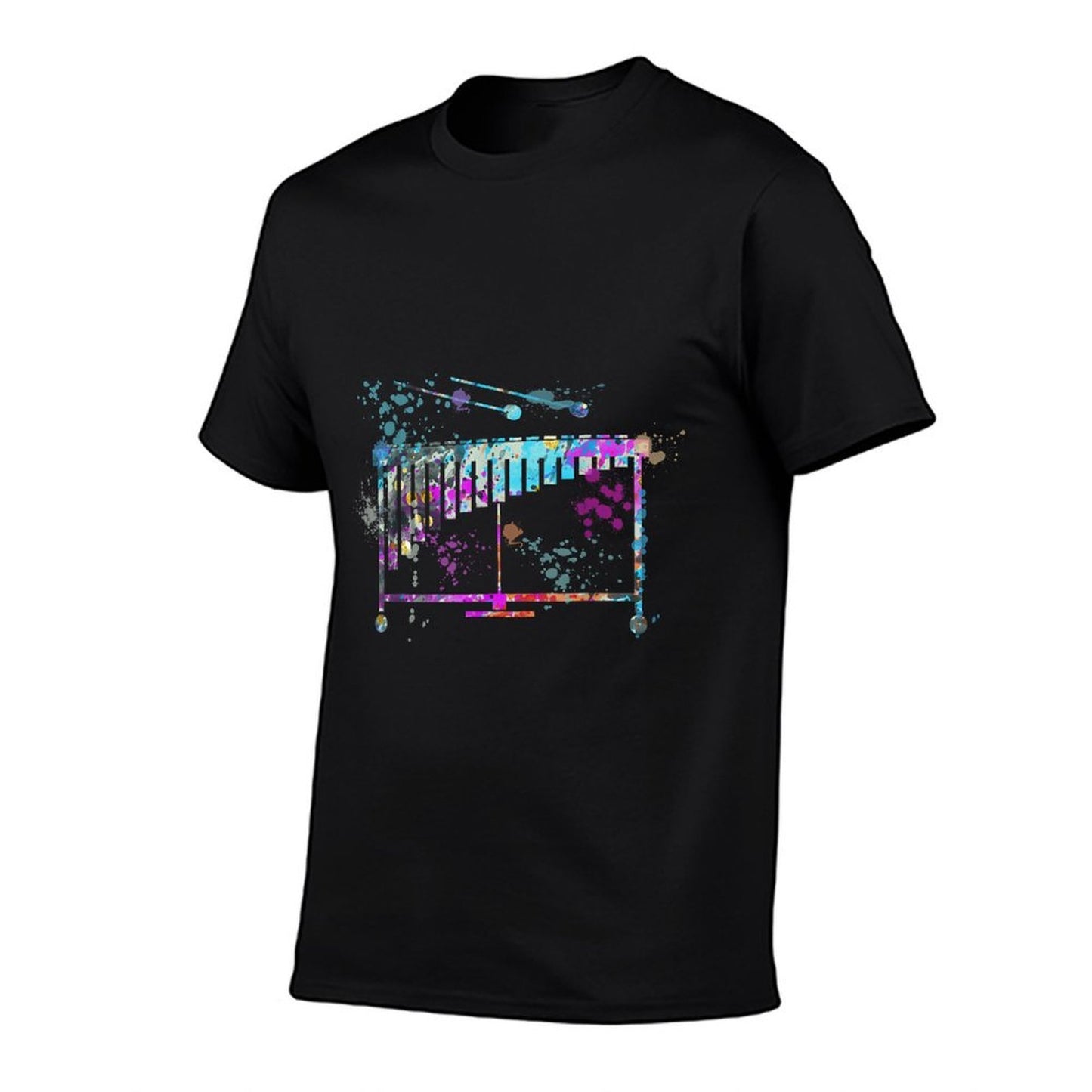 Vibraphone Instrument Silhouette Vibraphones Comfortable T-Shirt