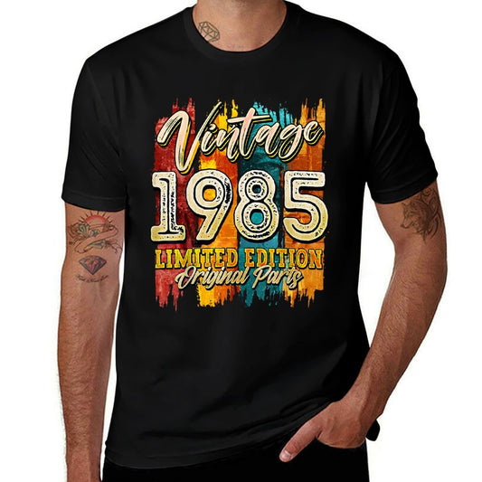 Vintage 1985 Limited Edition Original Parts 40 Year Birthday  Graphic-printed T-Shirt