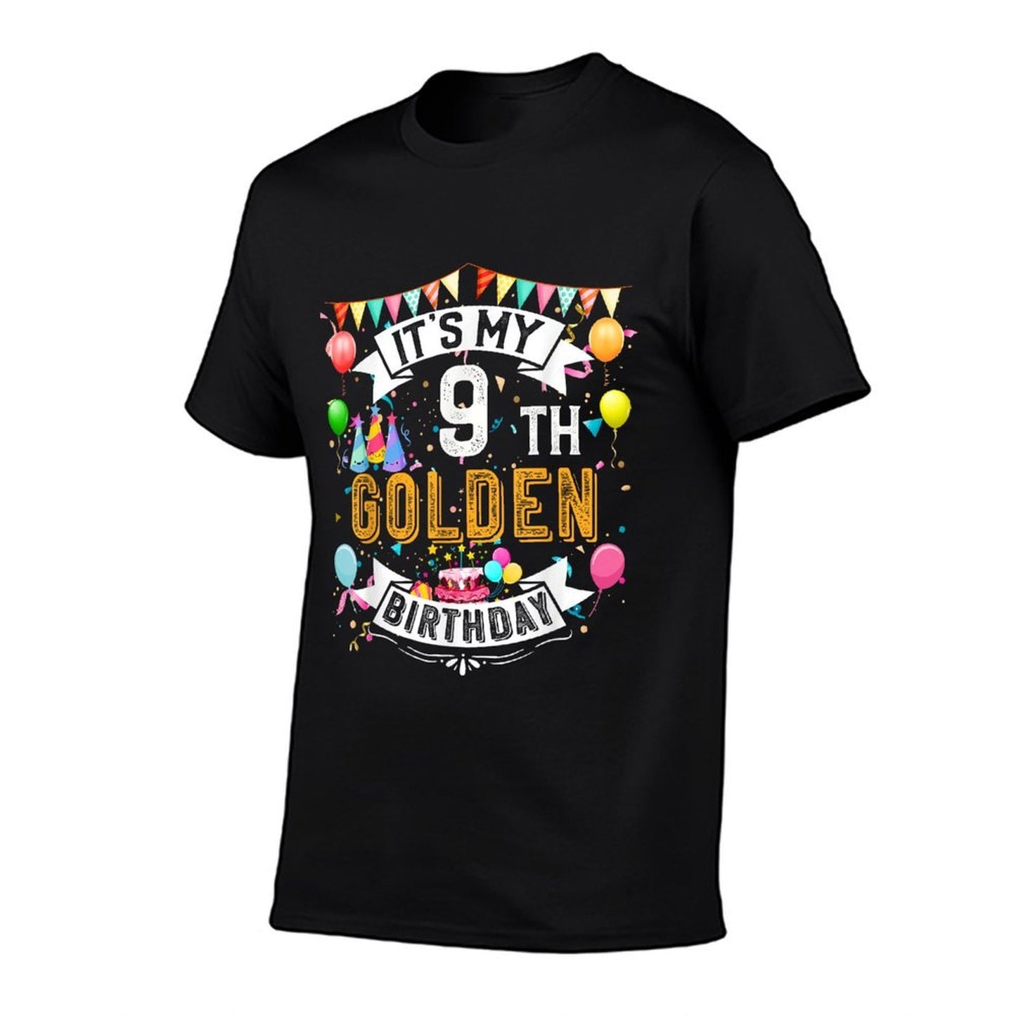 9th Birthday It's My 9th Golden Birthday Vintage  Easy-care T-Shirt
