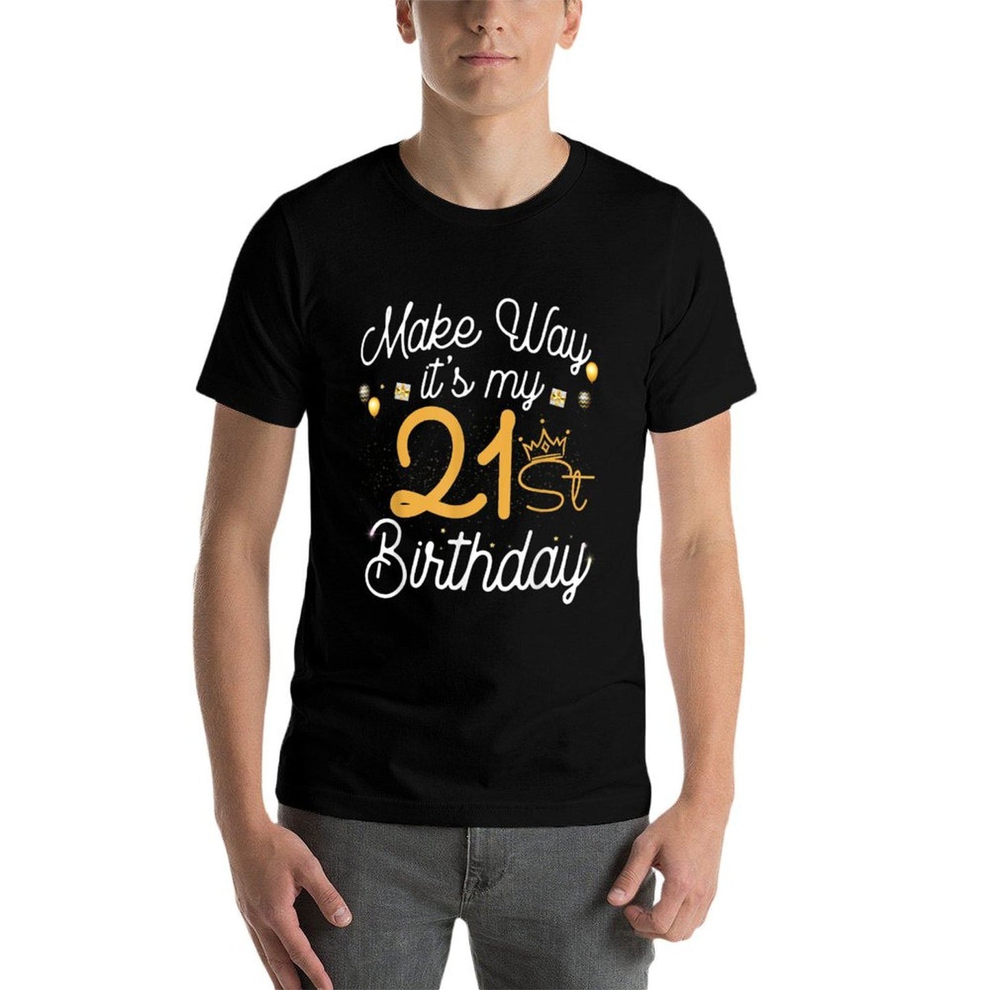 21 Years Old Queen Women Make Way Its My 21st Birthday  Wrinkle-resistant T-Shirt