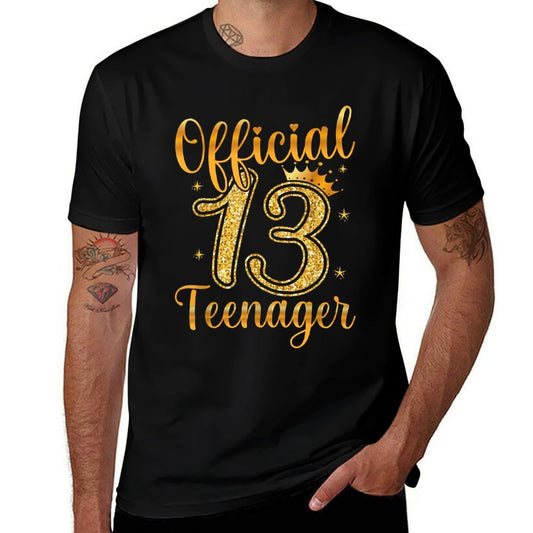 13th Birthday Girls 13 Yearsnnager Birthday  Fade-proof Color T-Shirt