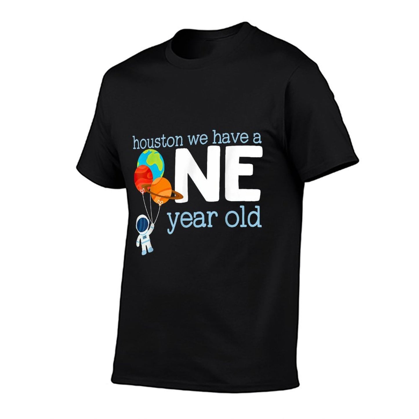 1 Years Old Birthday Boy Space Astronaut 1st Birthday  High-quality Stitching T-Shirt