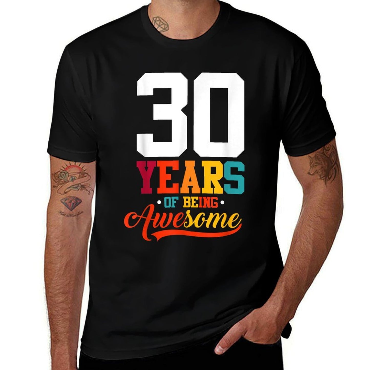 30 Years Of Being Awesome Gifts 30 Years Old 30th Birthday  Stretchy T-Shirt