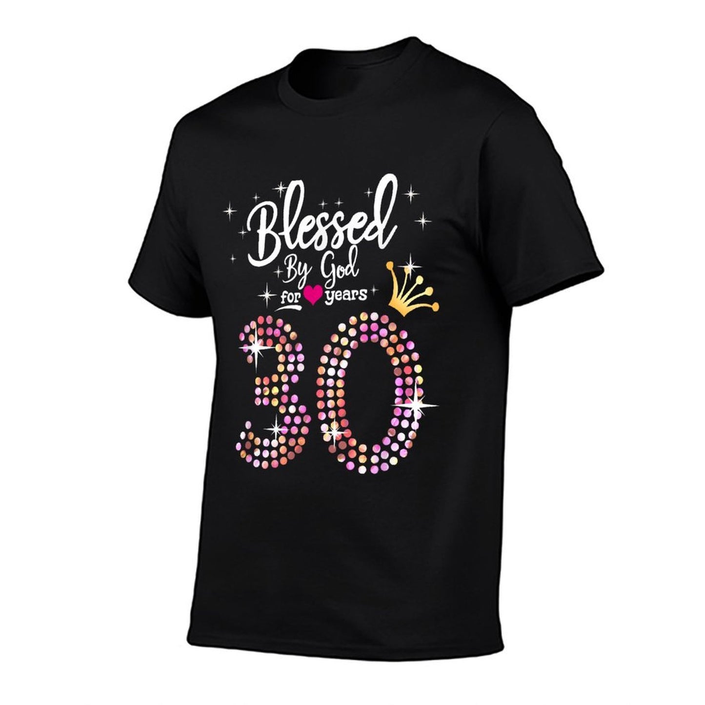 Womens Blessed by God for 30 Years 30th Birthday Anniversary  Breathable T-Shirt
