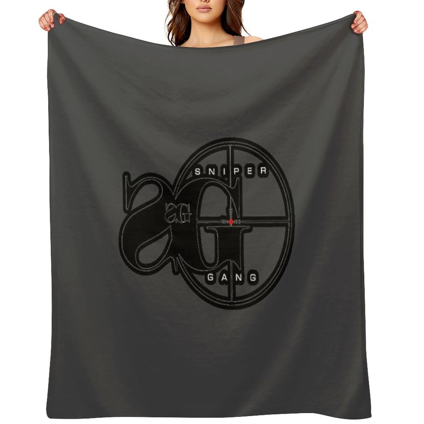 Snipergang Logo Kodak Black Comfort Throw Blanket