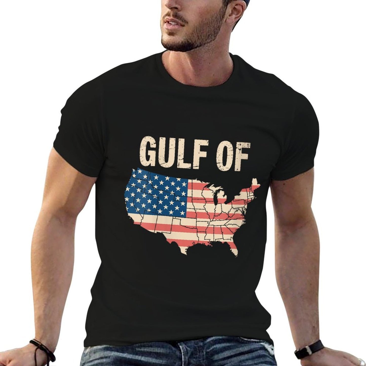 Womens Gulf of United States of America  Polyester Blend T-Shirt