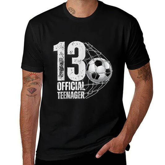 13 Years Officialnager Soccer 13th Birthday Boys Girls  Moisture-wicking T-Shirt