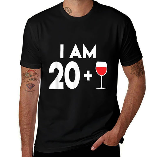 21st Birthday Wine, 21 Years Old Wine  Fade-proof Color T-Shirt
