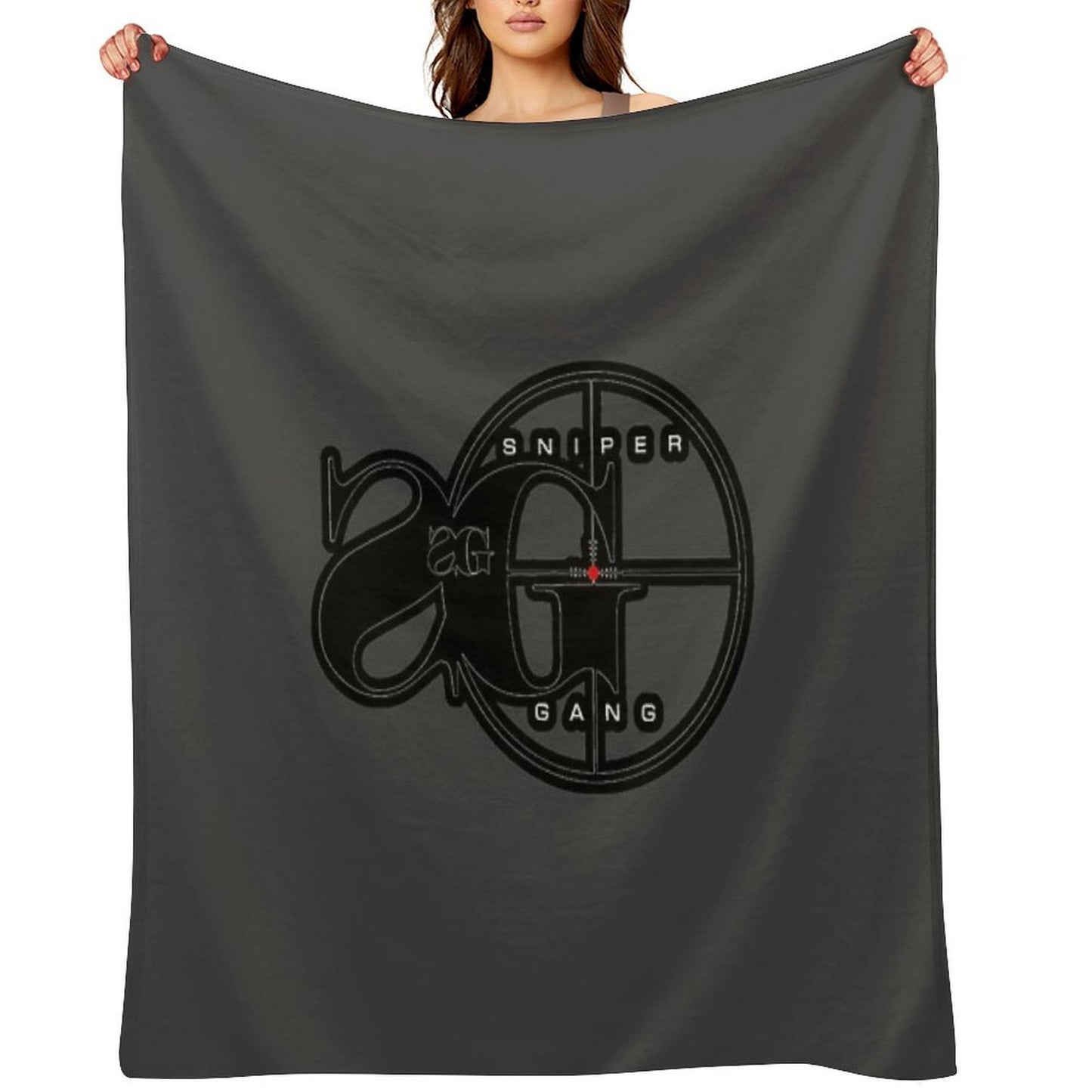 Snipergang Logo Kodak Black Comfort Throw Blanket