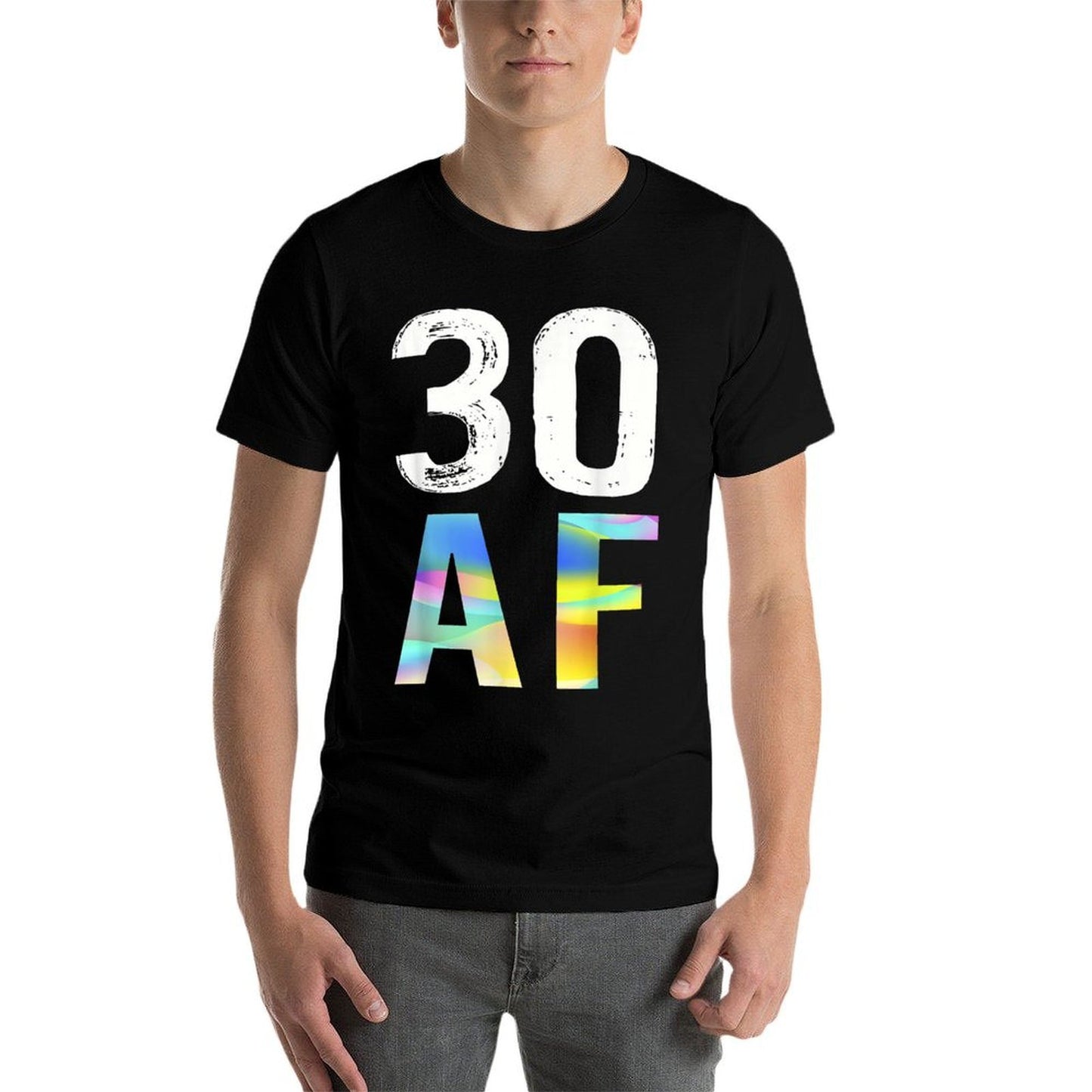 30 AF 30th Birthday Cool  High-quality Stitching T-Shirt