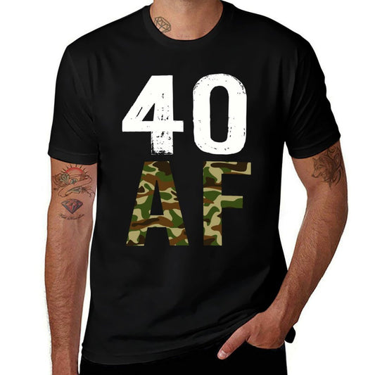 40 AF Vintage 40th Birthday Military  Eco-friendly Material T-Shirt