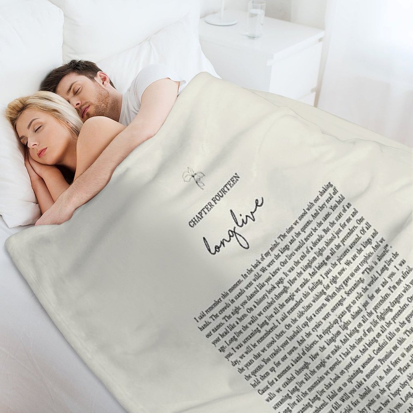 Long Live Lyrics Durable Throw Blanket