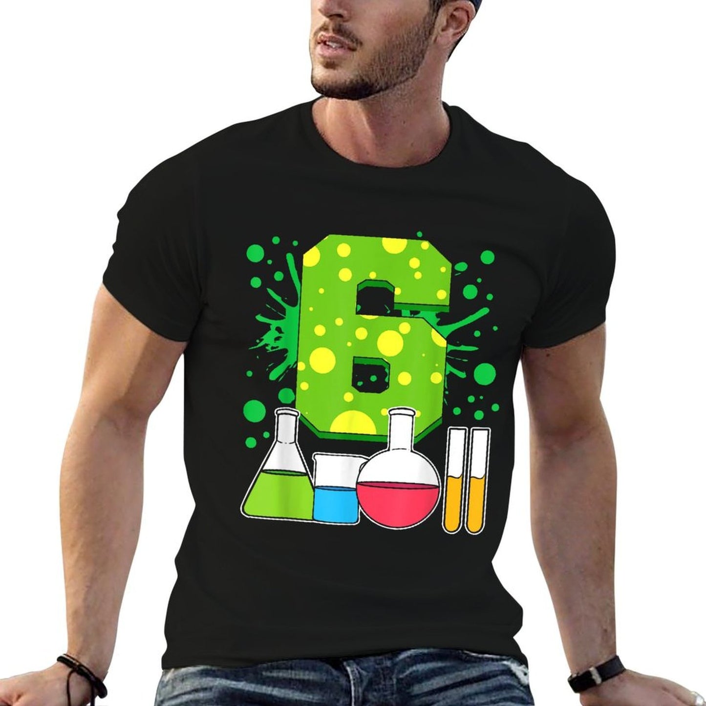 6th Birthday. 6 Years Old. Science Birthday  Breathable T-Shirt