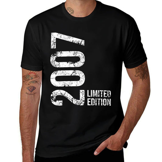 18th Birthday 18 Years Old Girl Boy 2007  Tagless Design T-Shirt