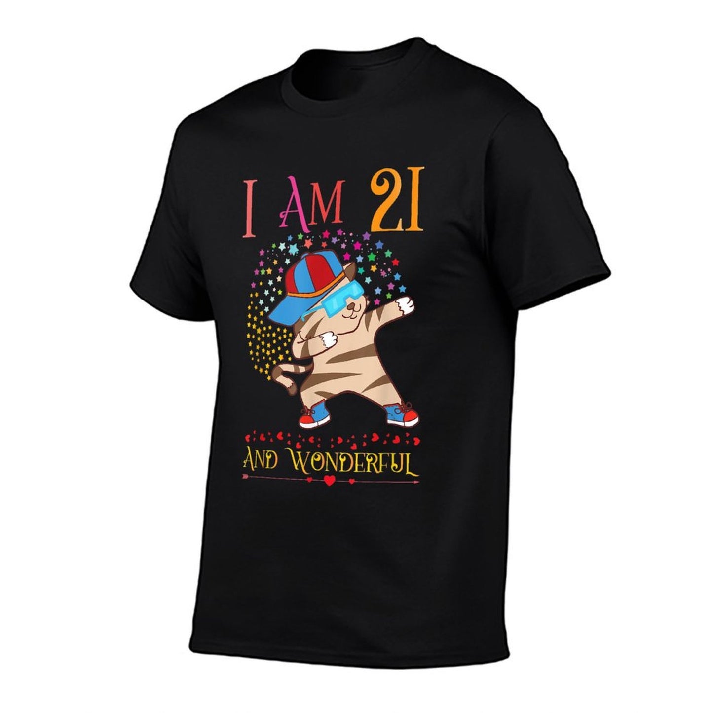 21st Birthday 21 Years Old Gifts for Him Her 21st Birthday  Polyester Blend T-Shirt