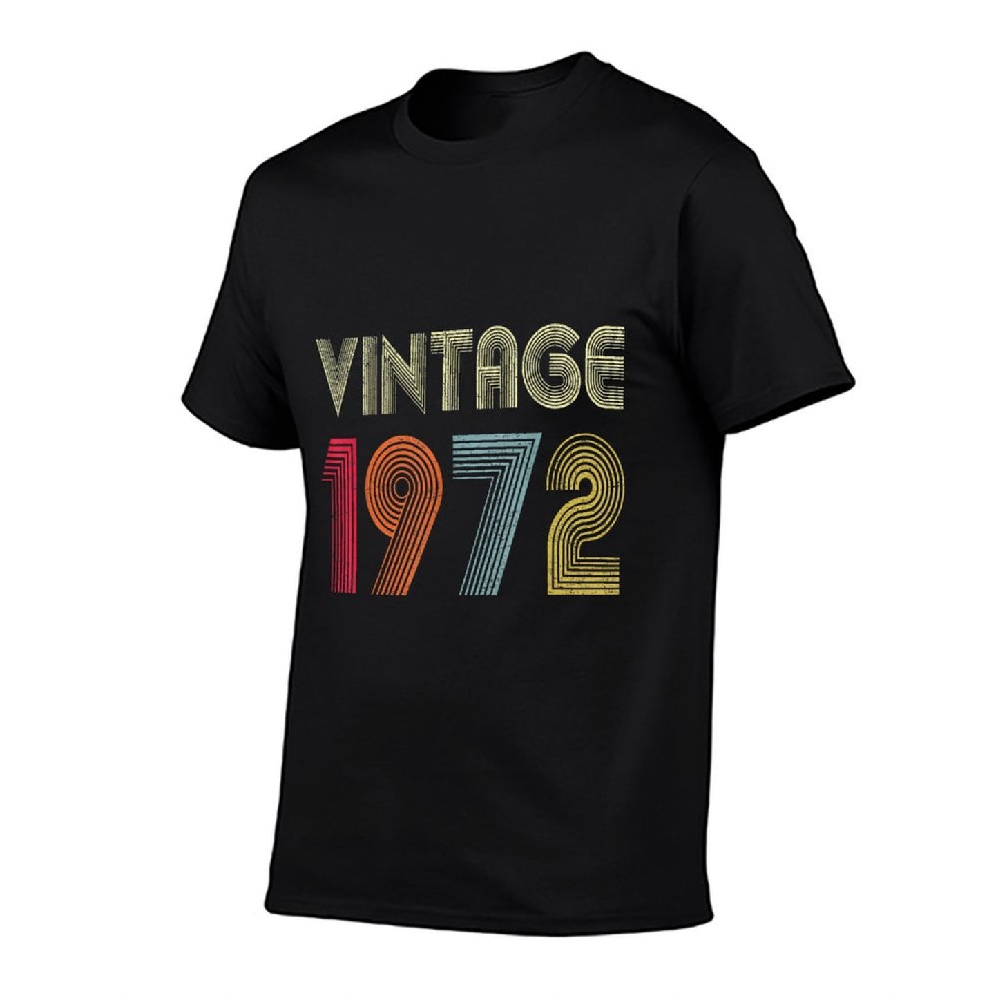 Vintage 1972 50th Birthday Gift Men Women 50 Years Old  Odor-resistant T-Shirt