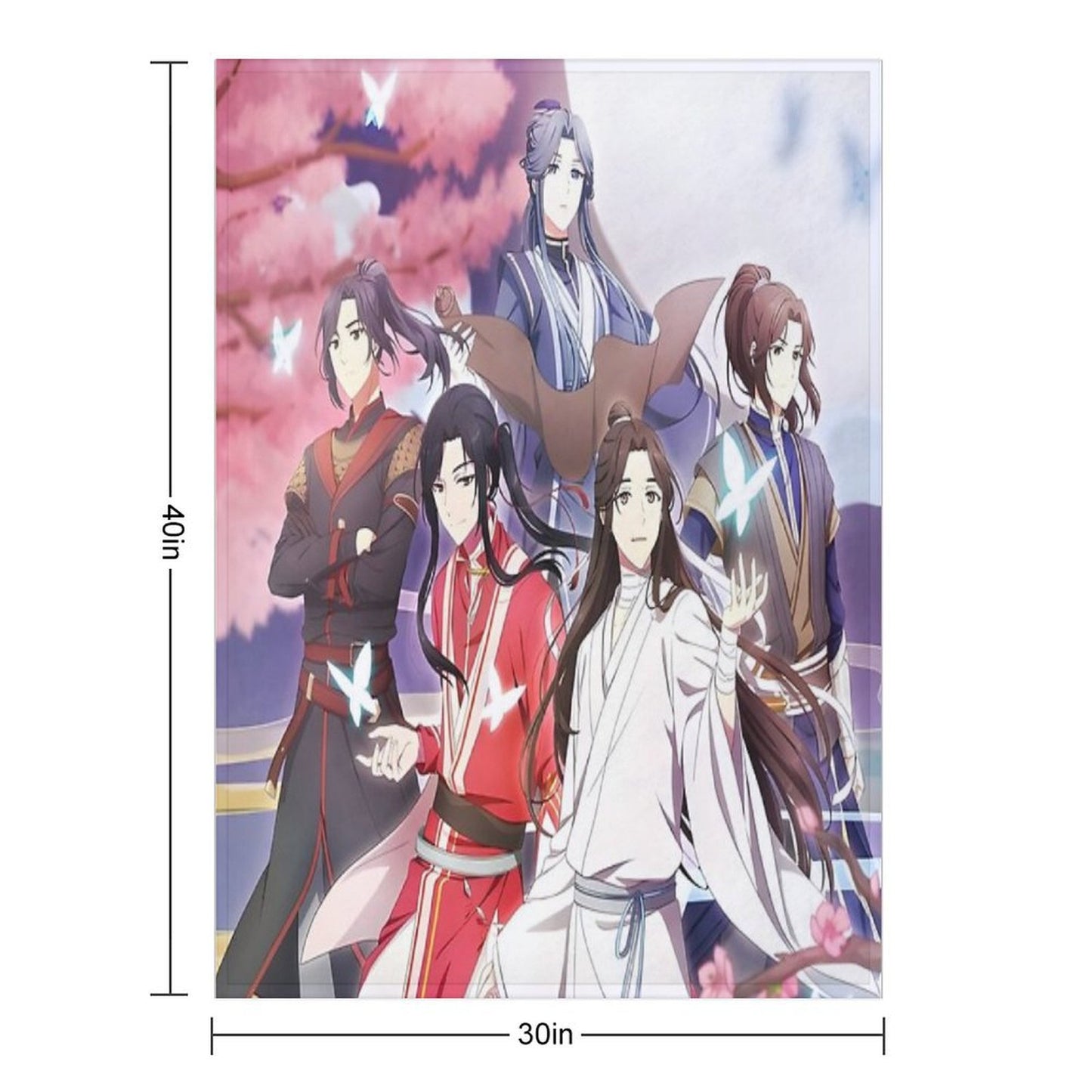 Heaven Official's Blessing - All in One Machine-washable Throw Blanket