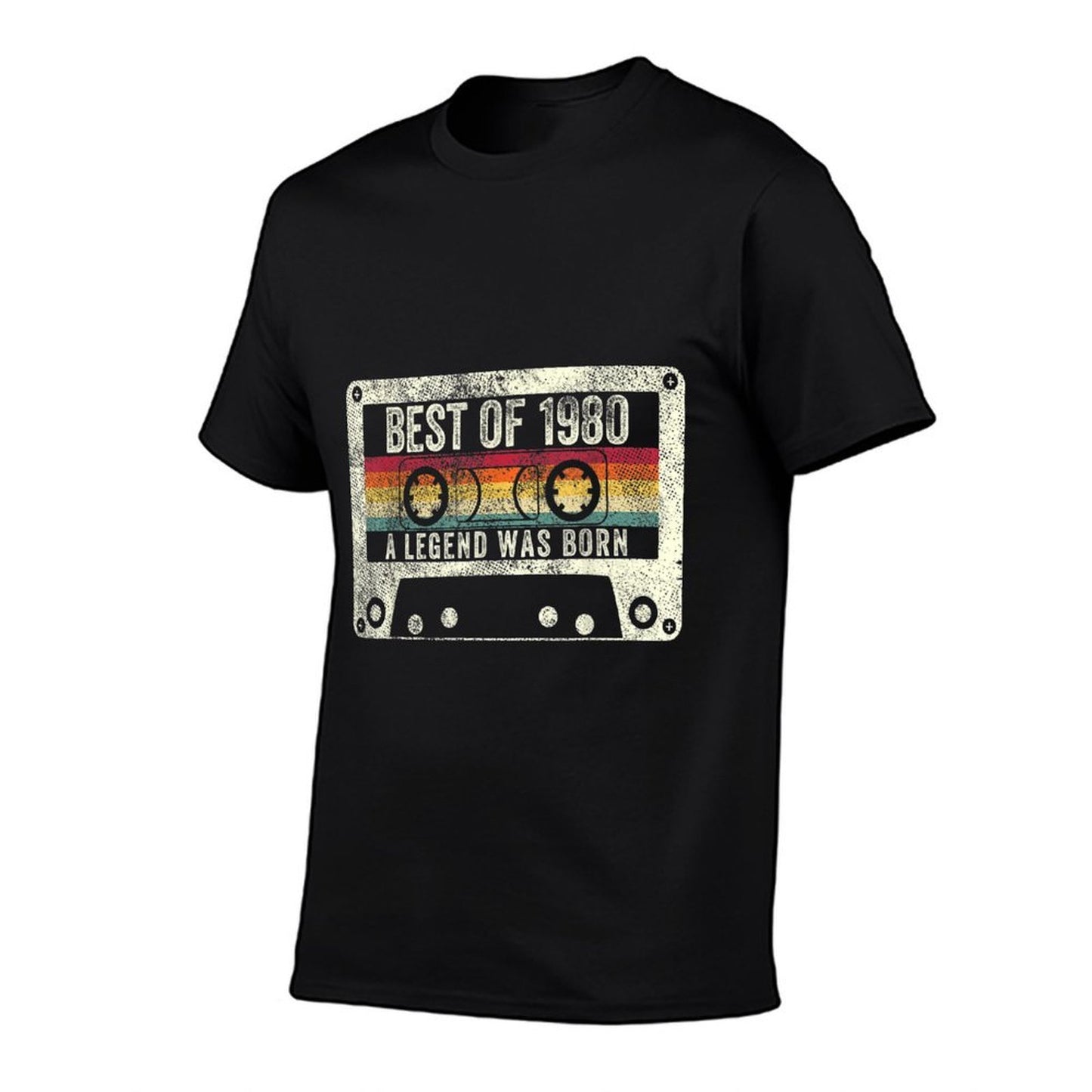 1980 40th Birthday Gift Vintage Cassette Men Women Legend  Oversized Silhouette T-Shirt