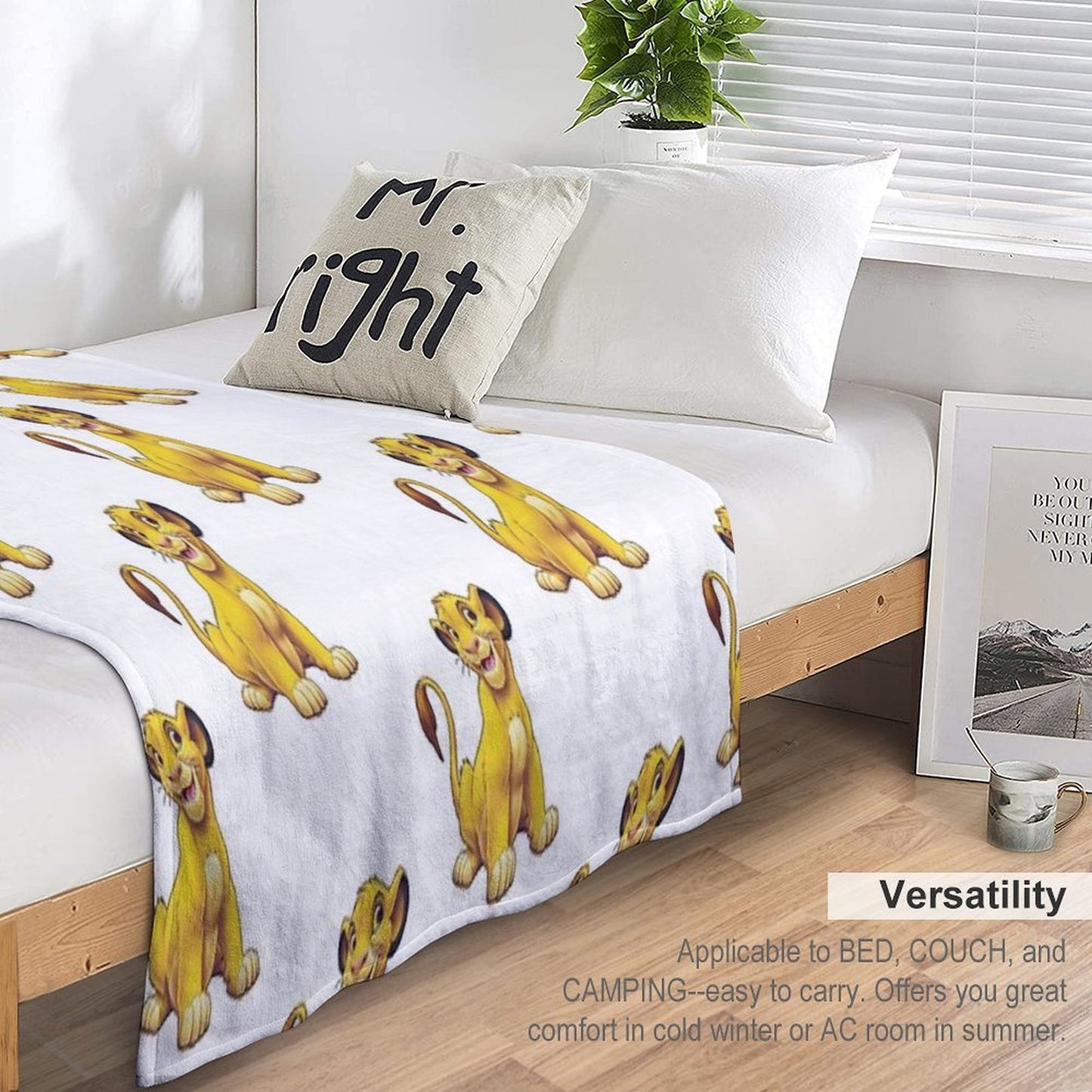 Simba Easy Care Throw Blanket