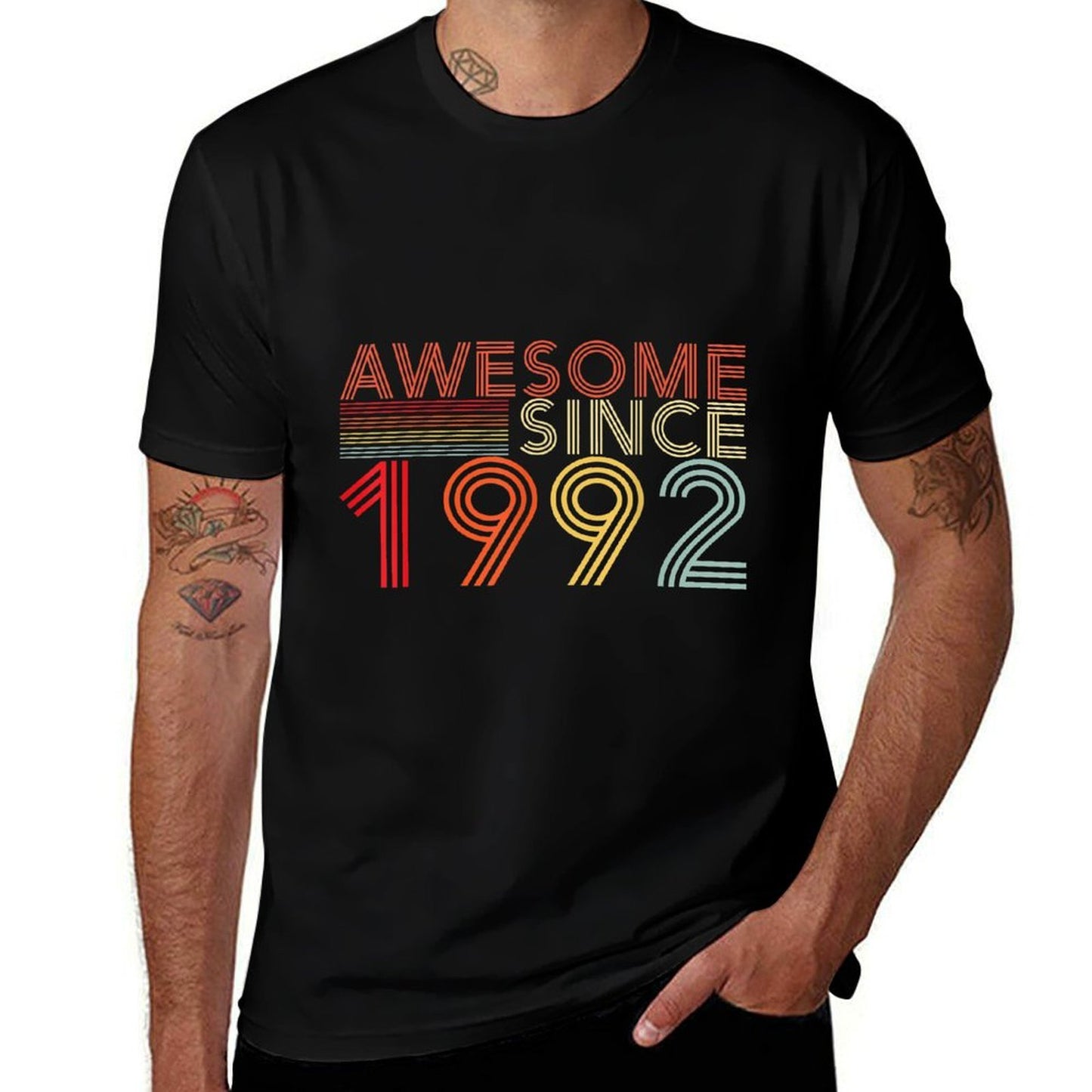 30 Birthday Decorations Men Women 1992 BDay 30th Birthday  Easy-care T-Shirt